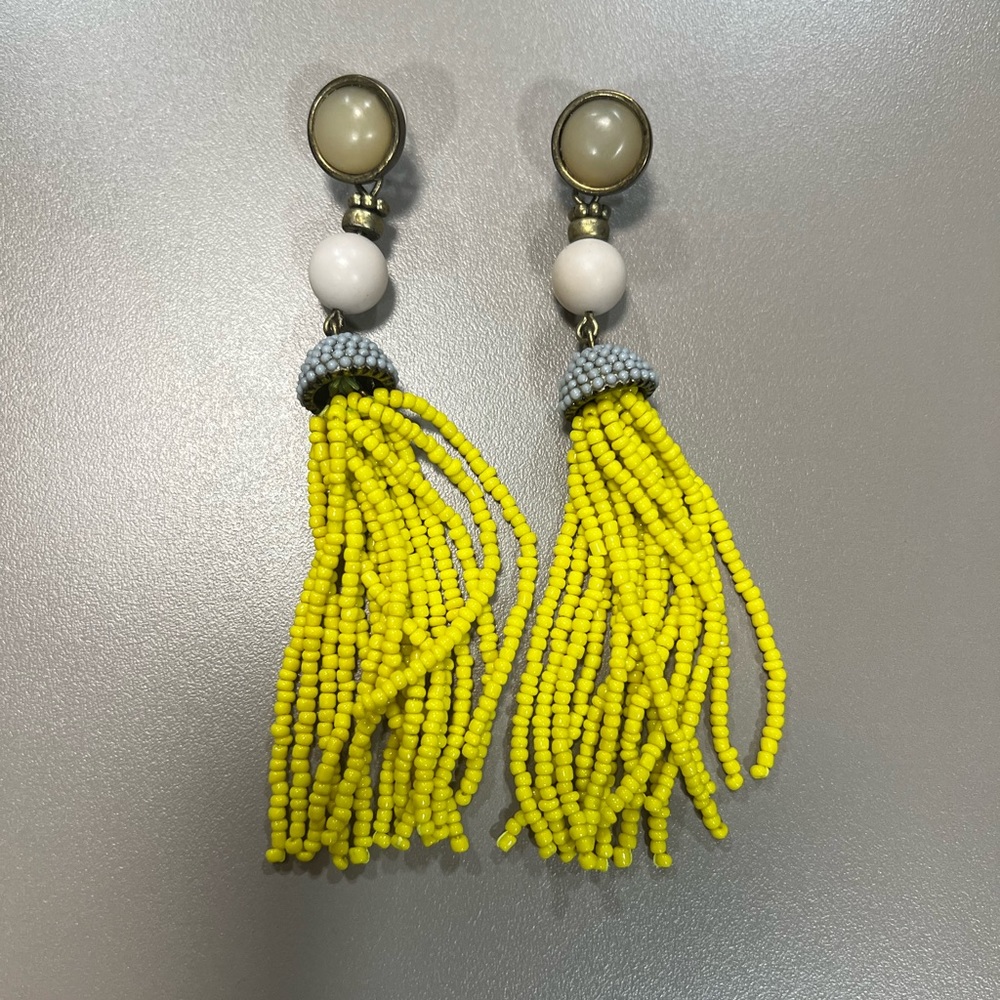 BaubleBar Beaded Tassel Earrings